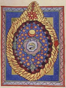 Das Weltall - aus dem Hildegard von Bingen-Codex