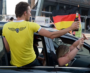Feier: Deutschland: Agentinien 4:0 Feier: Deutschland: Agentinien 4:0