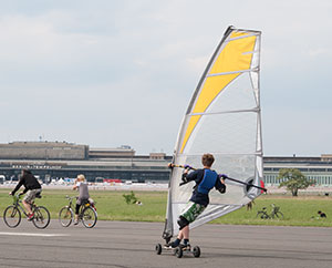 Surfen, Fahrrad fahren, Scaten - alles ist möglich.