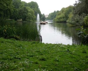 Blick auf den St. James See