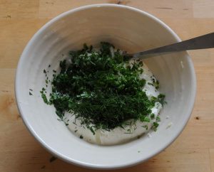 Quark mit sämtlichen Kräutern